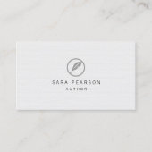 作家クエレガントイルのアイコン発行 名刺 (正面)