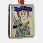 作家クリスマスオーナメント メタルオーナメント (右)