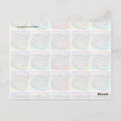 作家クールとポップ・アートの作家のためのタイプライター芸術 ポストカード (裏面)