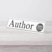 作家デスクサイン デスクネームプレート (正面)