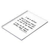 作家ノートかジャーナル ノートブック (左側)