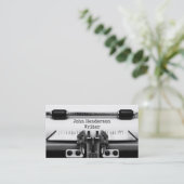 作家ビジネスプロフィールカード 名刺 (スタンド正面)