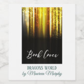 作家ブックの起動パーティー – ブックカバー ワインラベル (シングルラベル)