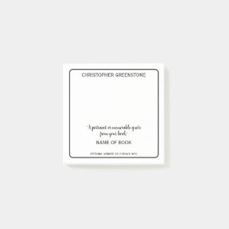 作家ブックプロモーション ポストイット