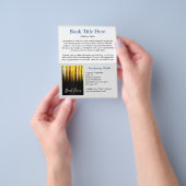 作家ブック新規プロモーションマーケティングシート チラシ (手)