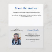 作家ブック新規プロモーションマーケティングシート チラシ (裏面)