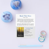 作家ブック新規プロモーションマーケティングシート チラシ (シングル)