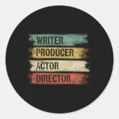 作家プロデューサー俳優ディレクター映画製作者ムービーThe ラウンドシール (正面)