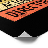 作家プロデューサー俳優ディレクター映画製作者 ポスター (角)