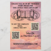 作家プロモーションバイトのサイズストーリーフォロワー チラシ (裏面)