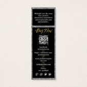 作家プロモーションブラックグレーミステリー (裏面)