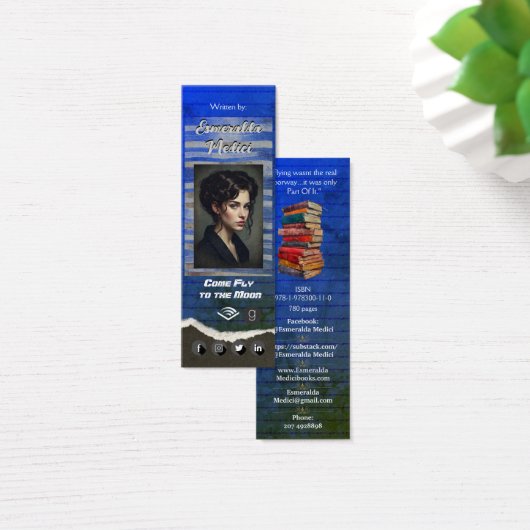 作家プロモーションブルーSci Fiファンタジー (デスク)