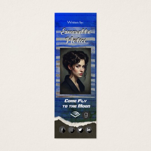 作家プロモーションブルーSci Fiファンタジー (正面)