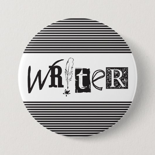 作家ボタン 缶バッジ (正面)
