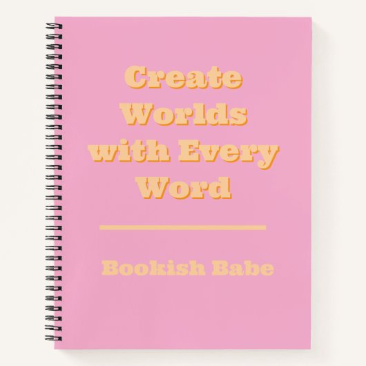 作家メモ帳 ノートブック (正面)