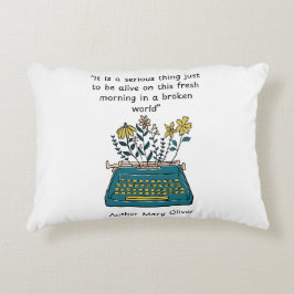 作家メリーオリバーコレクターバイソマーハミルトン アクセントクッション