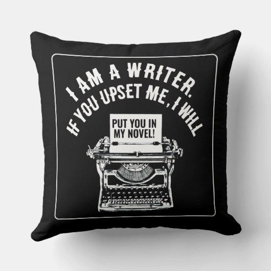 作家ユーモアのあるの引用文 クッション (裏面)