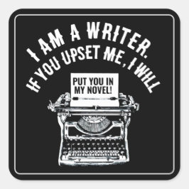 作家ユーモアのあるの引用文 スクエアシール