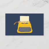 作家ライターエディターカスタムタイプライター 名刺 (裏面)