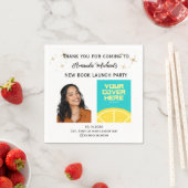 作家ライターブックの起動パーティーへようこそ スタンダードカクテルナプキン (インサイチュ)