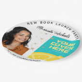 作家ライターブックの起動パーティー ペーパープレート (アングル)