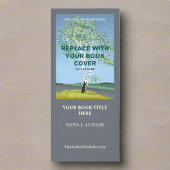 作家ライターブックの起動プロモーションカバー文字 ラックカード