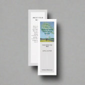 作家ライターブックの起動プロモーションブックマーク スキニー名刺