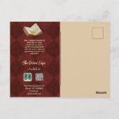 作家ライタープロモーションブルゴーニュ ポストカード (裏面)