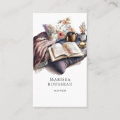 作家ライター水彩名刺 名刺 (正面)