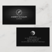 作家ライター発行 名刺 (正面/裏面)