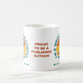 作家ライターNOT A FIGHTER NaNoWriMoブック コーヒーマグカップ (中央)