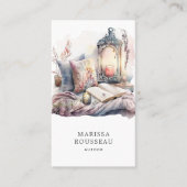 作家ライタ読ーの水彩のコーナー 名刺 (正面)