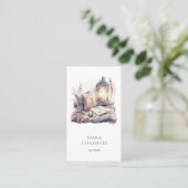 作家ライタ読ーの水彩のコーナー 名刺 (スタンド正面)