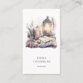 作家ライタ読ーの水彩のコーナー 名刺 (正面)