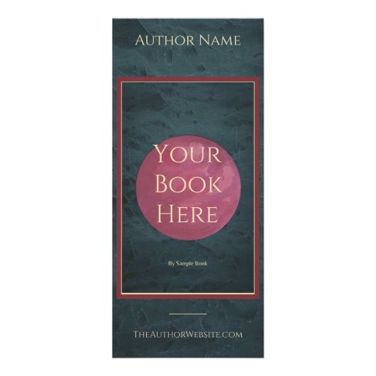 作家ラックカード及びブックカバー用宇宙付き ラックカード (正面)