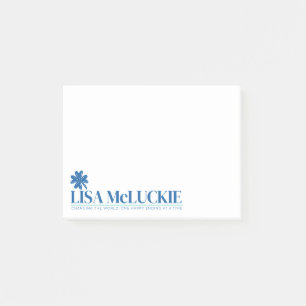 作家リサ・マッルッキーのポストイットのノート ポストイット