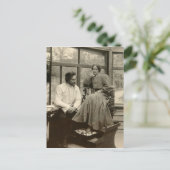 作家レオニド・アンドレエフは妻と共に ポストカード (スタンド正面)