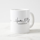 作家ロゴマグ ジャンボコーヒーマグカップ (正面右)