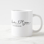 作家ロゴマグ ジャンボコーヒーマグカップ (右)