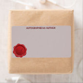 作家ワックスシールAでサイン ラベル (インサイチュ)