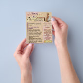 作家ワンシートブックマーケティングピーチ チラシ (手)