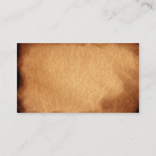 作家ヴィンテージ古い紙テクスチャ 名刺 (裏面)