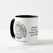 作家作家ではなくファイターの本 マグカップ (正面左)