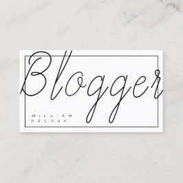 作家作家ジャーナリストのブロガー 名刺