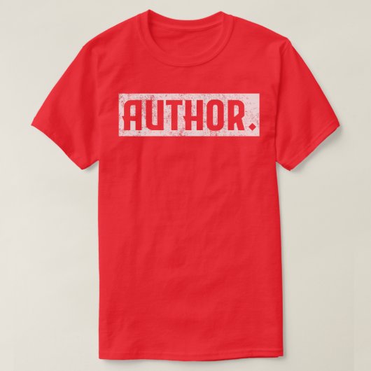 作家作家ジャーナリスト書ズ1 Tシャツ (デザイン正面)