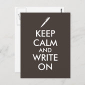 作家保ギフトは静書かペンカスタム ポストカード (正面/裏面)