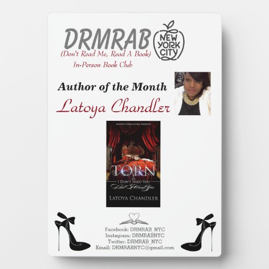 作家写真プラーク フォトプラーク (正面)