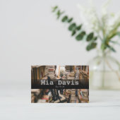 作家書名刺帳 名刺 (スタンド正面)