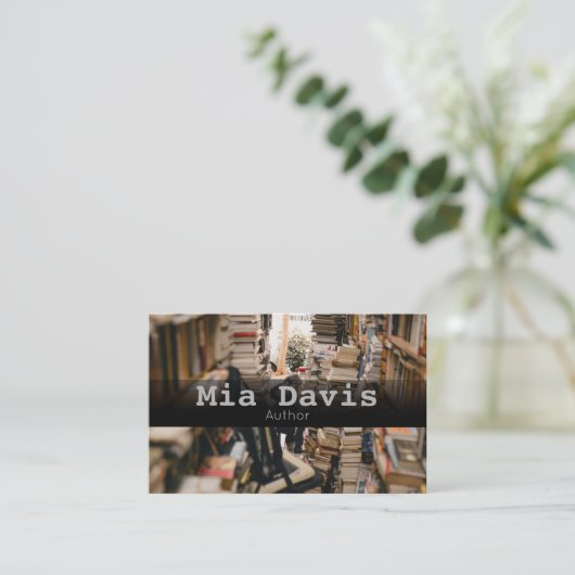 作家書名刺帳 名刺 (スタンド正面)