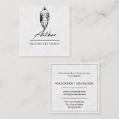 作家書 スクエア名刺 (正面/裏面)